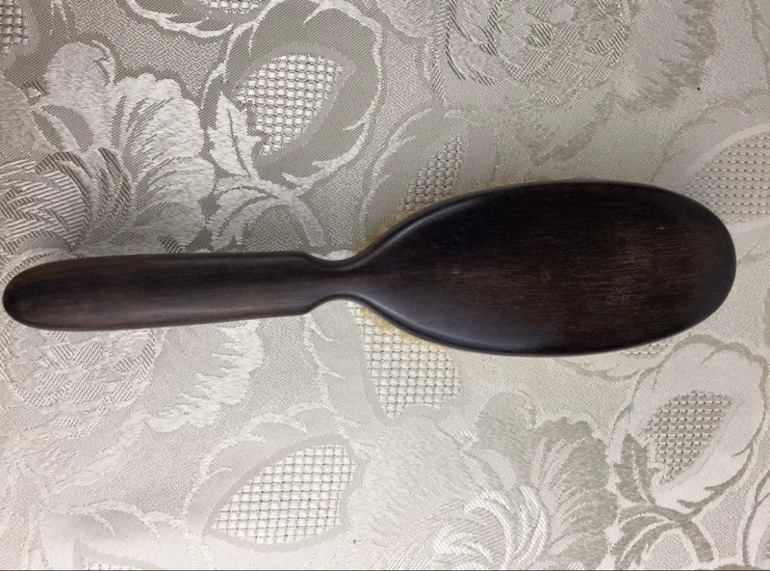 英国アンティーク エドワーディアン時代 エボニー ハンドミラー&ブラシ