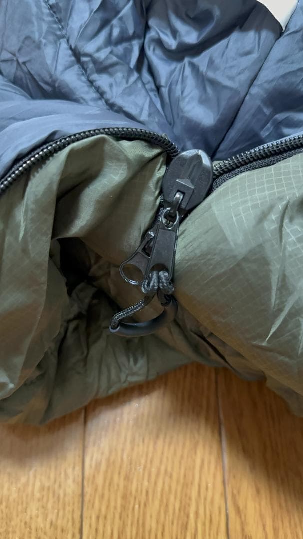 Qualz 冬用寝袋 -2℃ マミー型 オリーブ