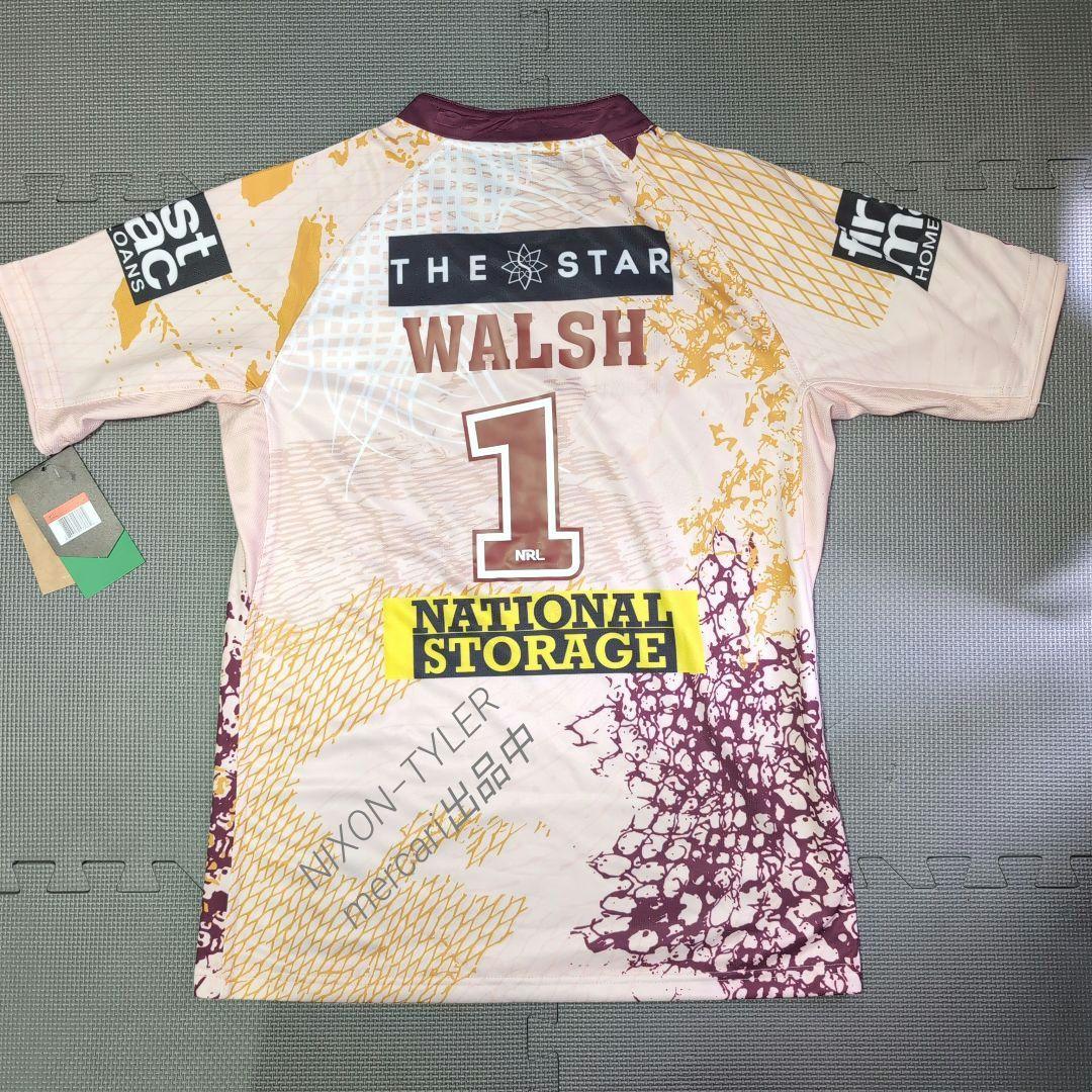 【海外Ｌサイズ】NRL ブリスベン・ブロンコス 2025インディジェナスジャージ