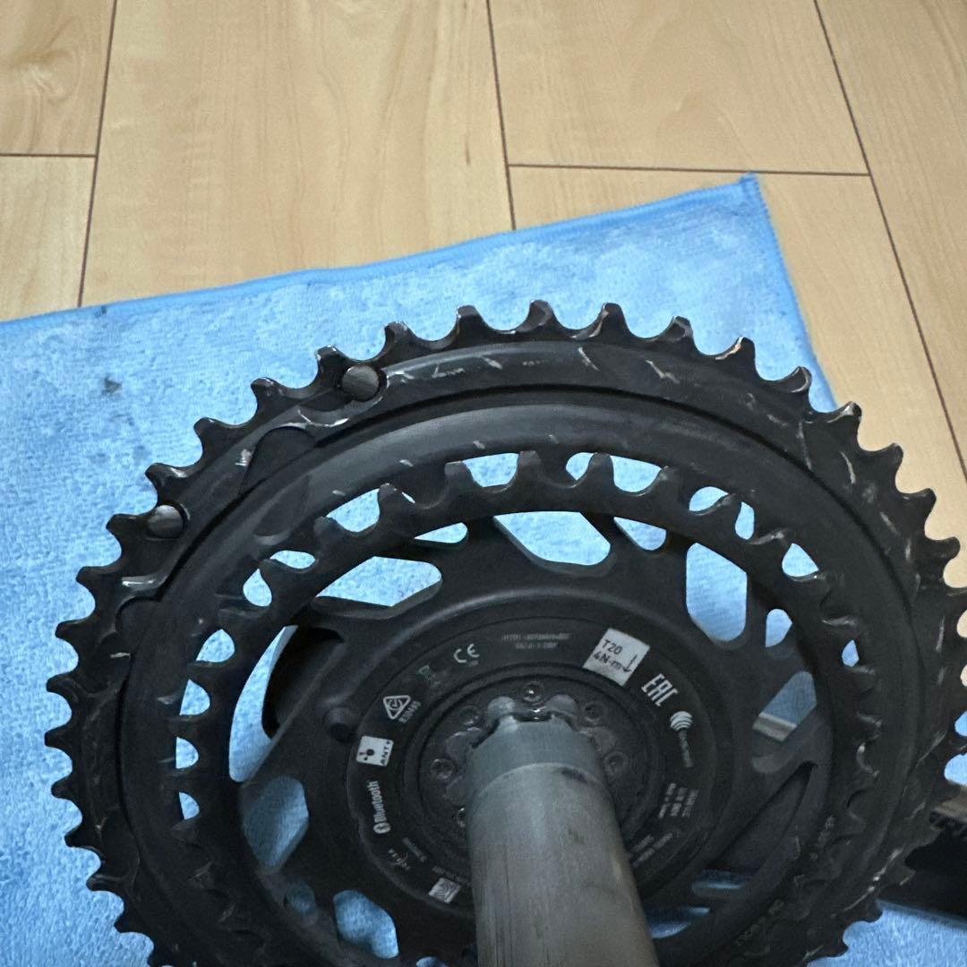 SRAM RED D1 クランクセット パワメ付き 走行距離1000㎞未満