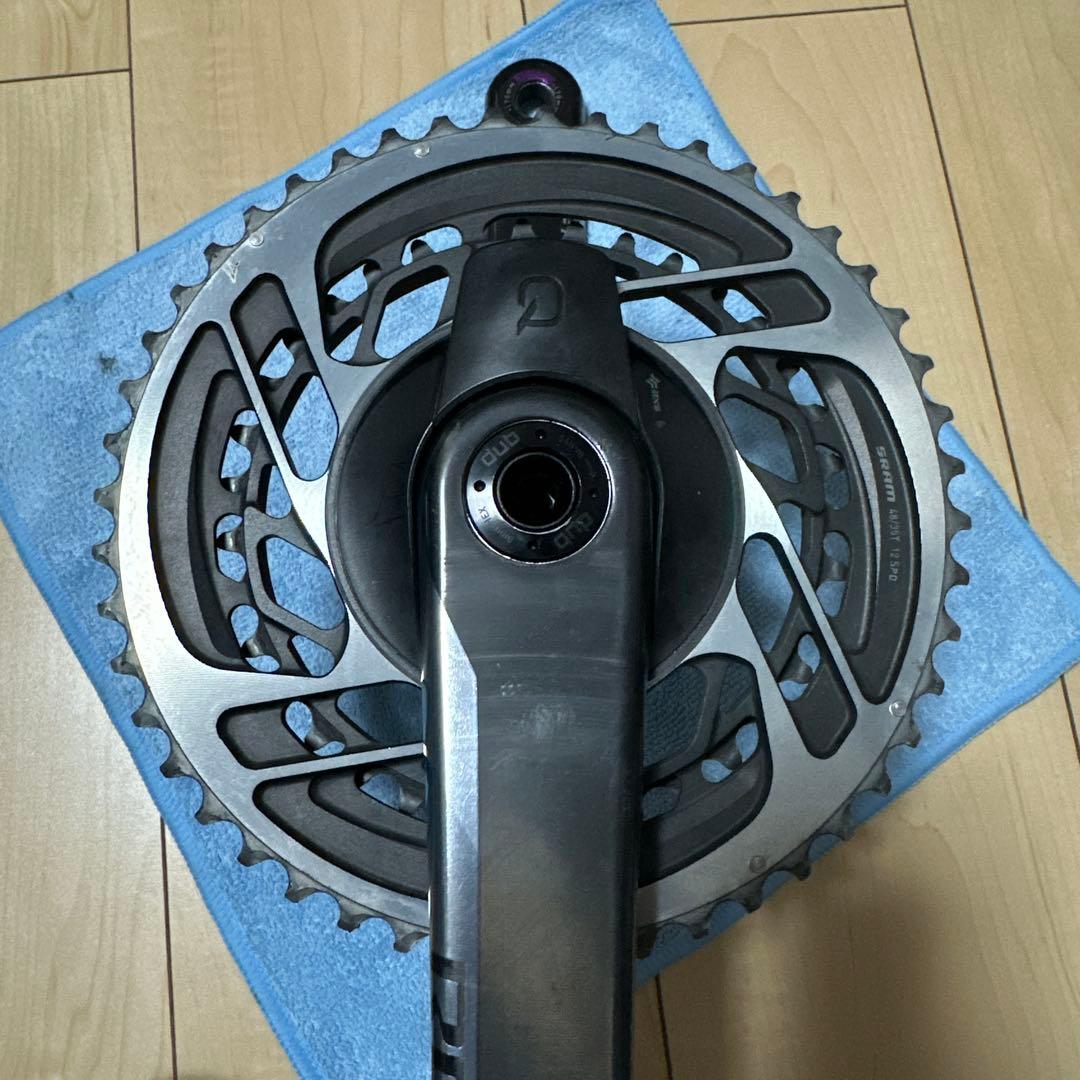 SRAM RED D1 クランクセット パワメ付き 走行距離1000㎞未満