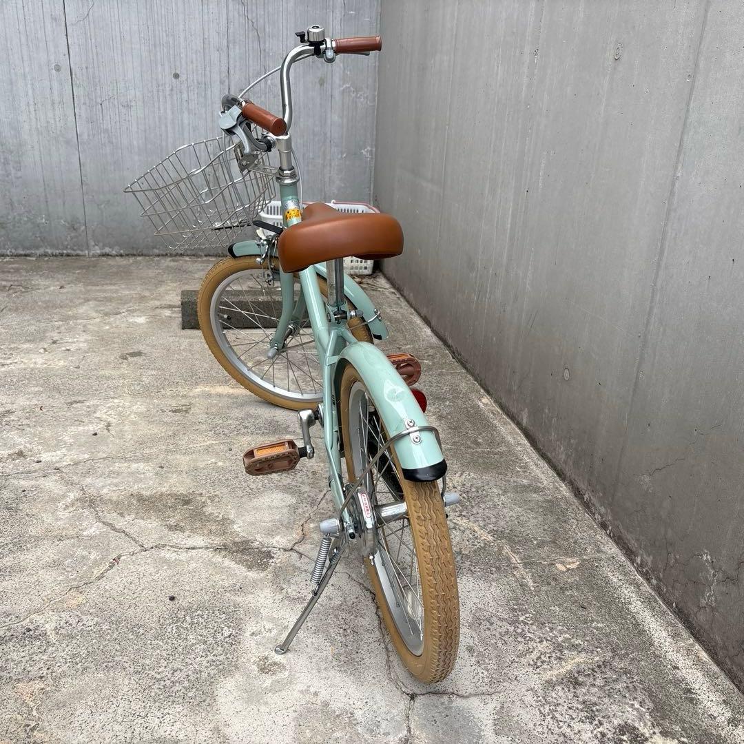 なかこさん専用子供自転車 18インチ Norway MOSS 幼児 カゴ