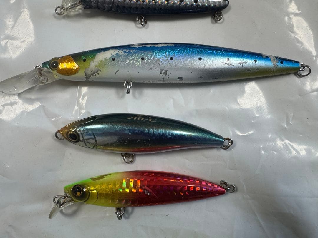 シーバスルアー26セット❗️アピア・シマノ・ダイワ他ケース付き