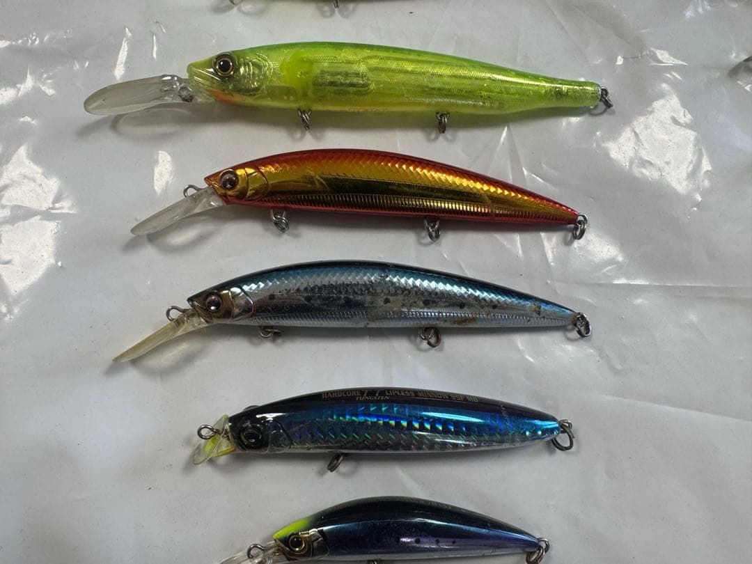 シーバスルアー26セット❗️アピア・シマノ・ダイワ他ケース付き