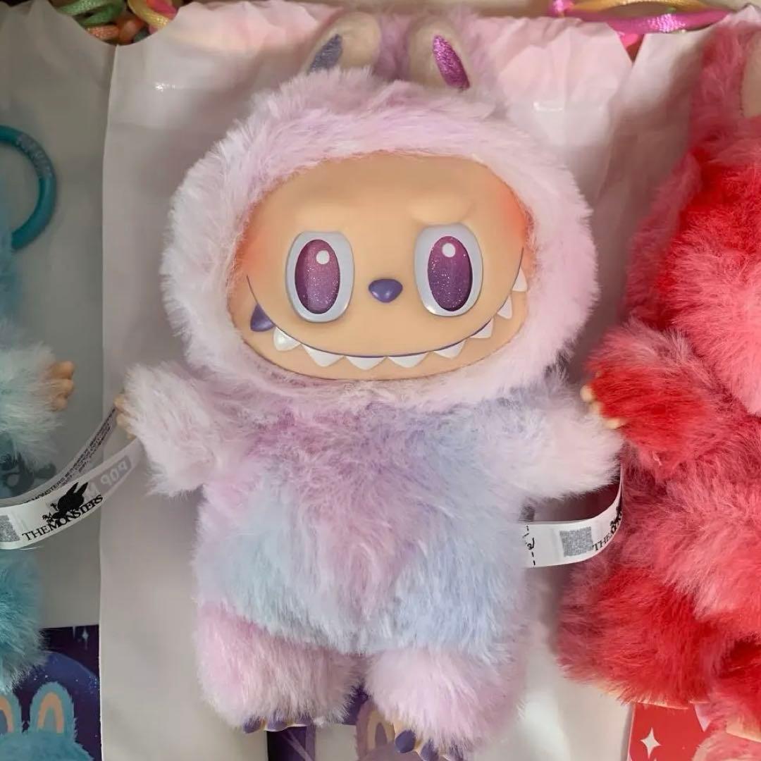 ★POP MART Big into Energy ぬいぐるみ　青・紫