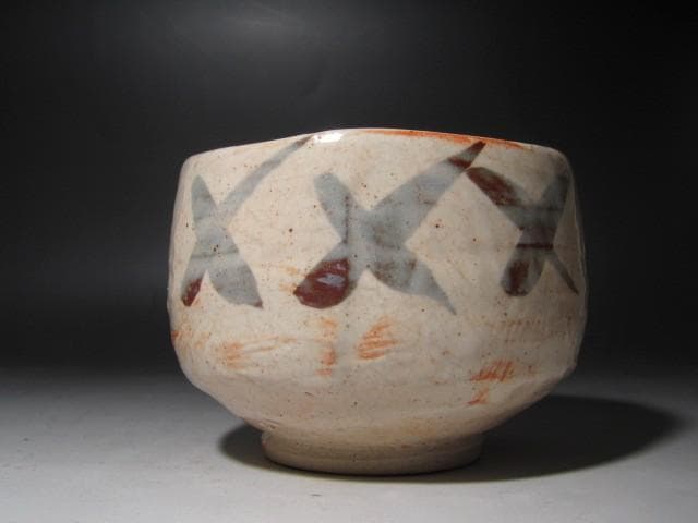 ☆　北大路魯山人　志野茶碗　温もりを感じる一品です☆y555