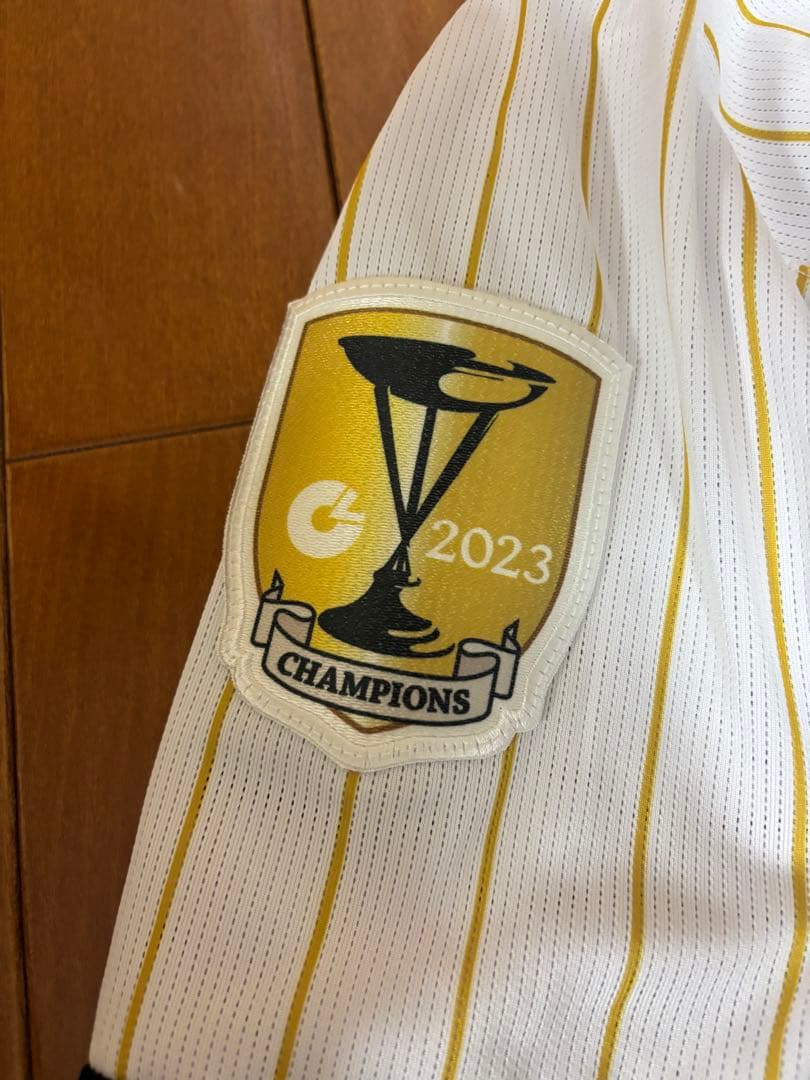 阪神タイガース 湯浅京己 チャンピオンユニフォーム Lサイズ タオルセット