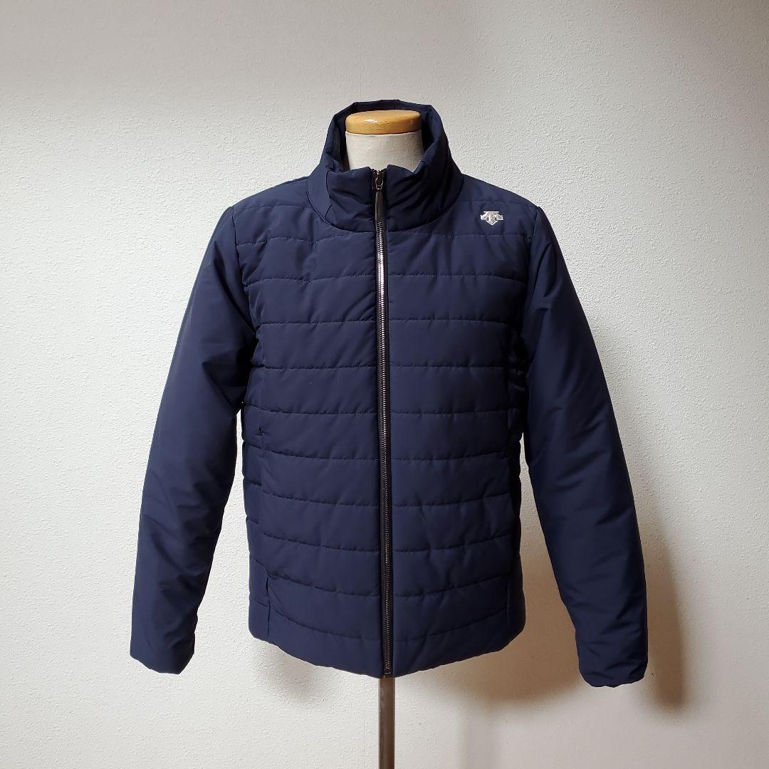 デサント ネイビー 中綿ジャケット