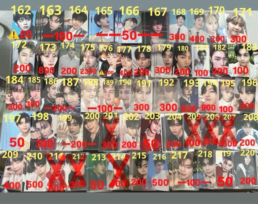 zerobaseone zb1 ゼベワン　トレカ　特典　封入物　まとめ売り