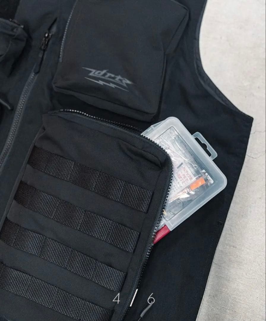 ☆新品☆希少☆DRT×エレクトリック　トロフィーショットベスト　ブラック　M