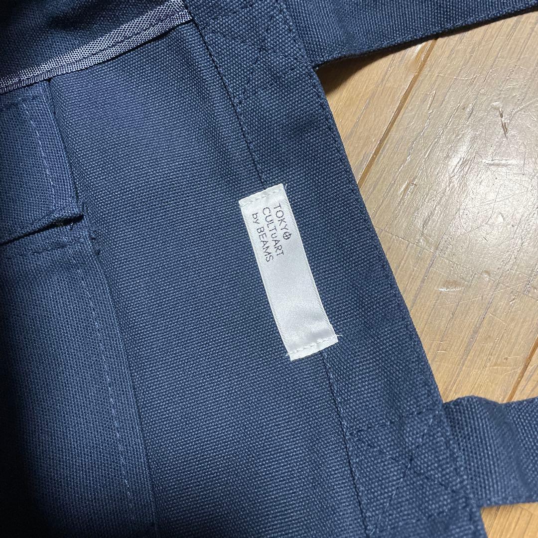 トートバッグ【小沢健二／超LIFE】　ツアーグッズ　ビームス製　ネイビー　ライフ