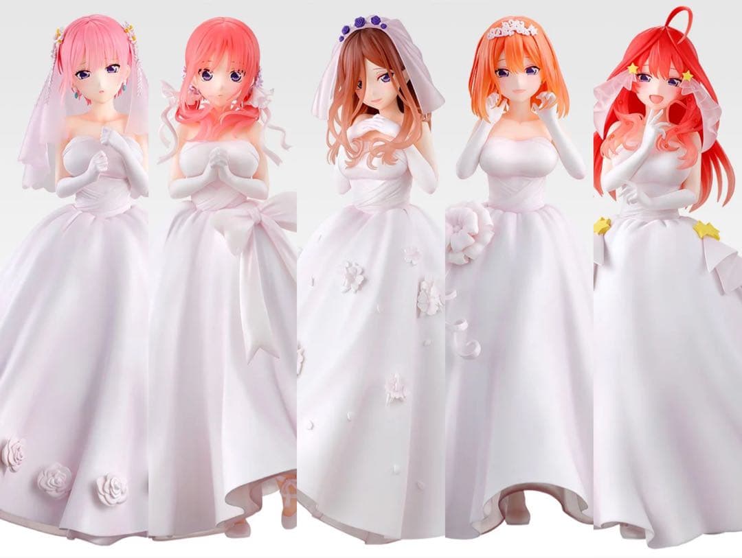 ❻フィギュアセット　一番くじ　五等分の花嫁＊　五つ子より愛をこめて