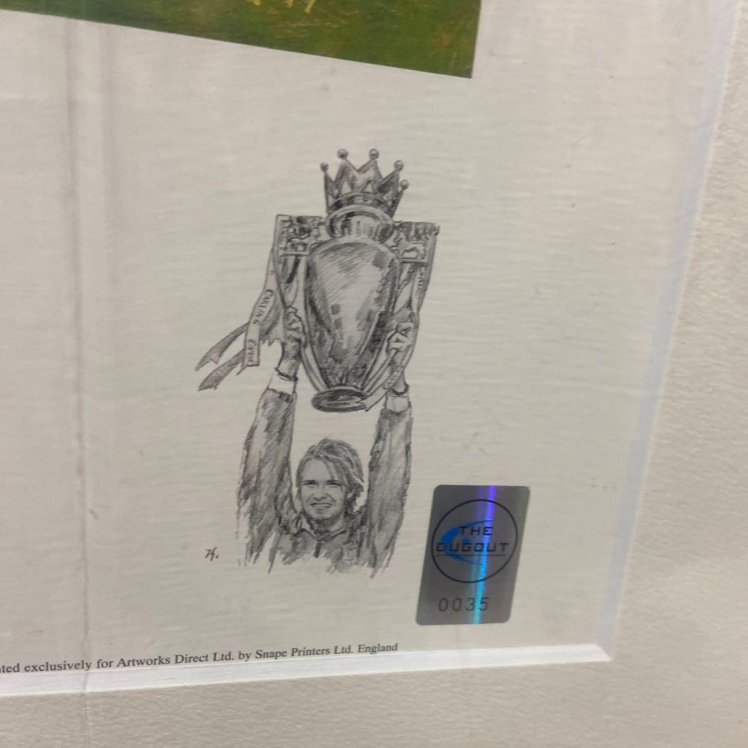 デビット・ベッカム　直筆サイン入りポートレート