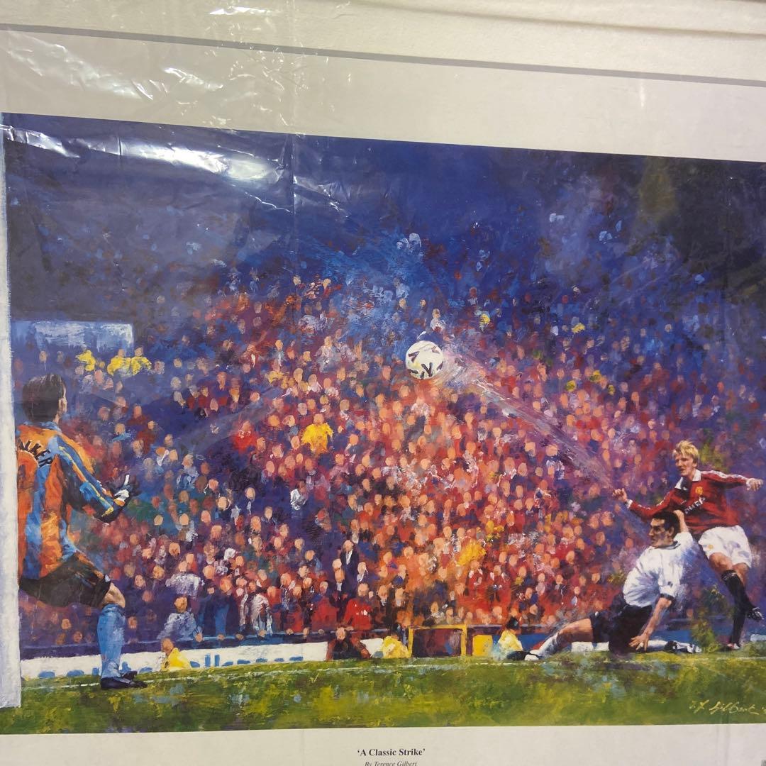 デビット・ベッカム　直筆サイン入りポートレート