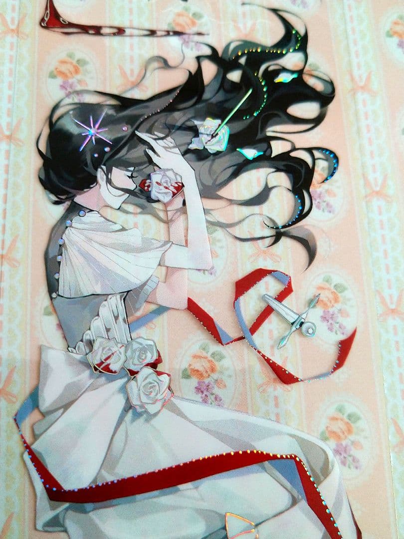 J739＃孤城碎影(镭射银)第九航道切り売り海外人物マステ女の子