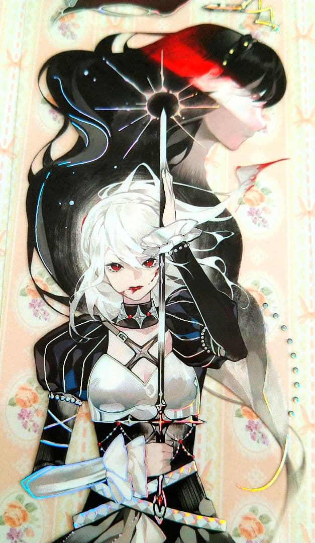 J739＃孤城碎影(镭射银)第九航道切り売り海外人物マステ女の子