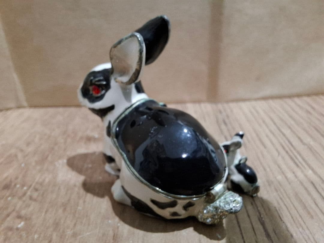 金属工芸 親子兎 秘密箱ArorA2003