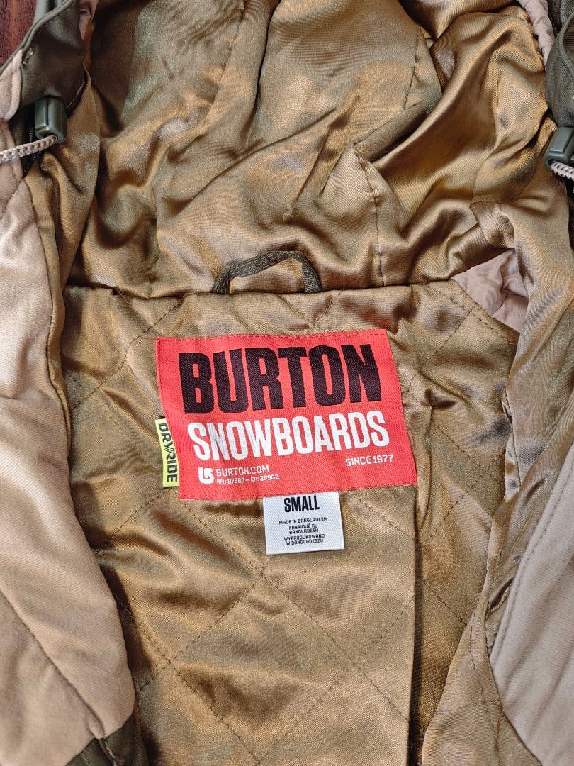 BURTON スノーボードウェア 　Sサイズ