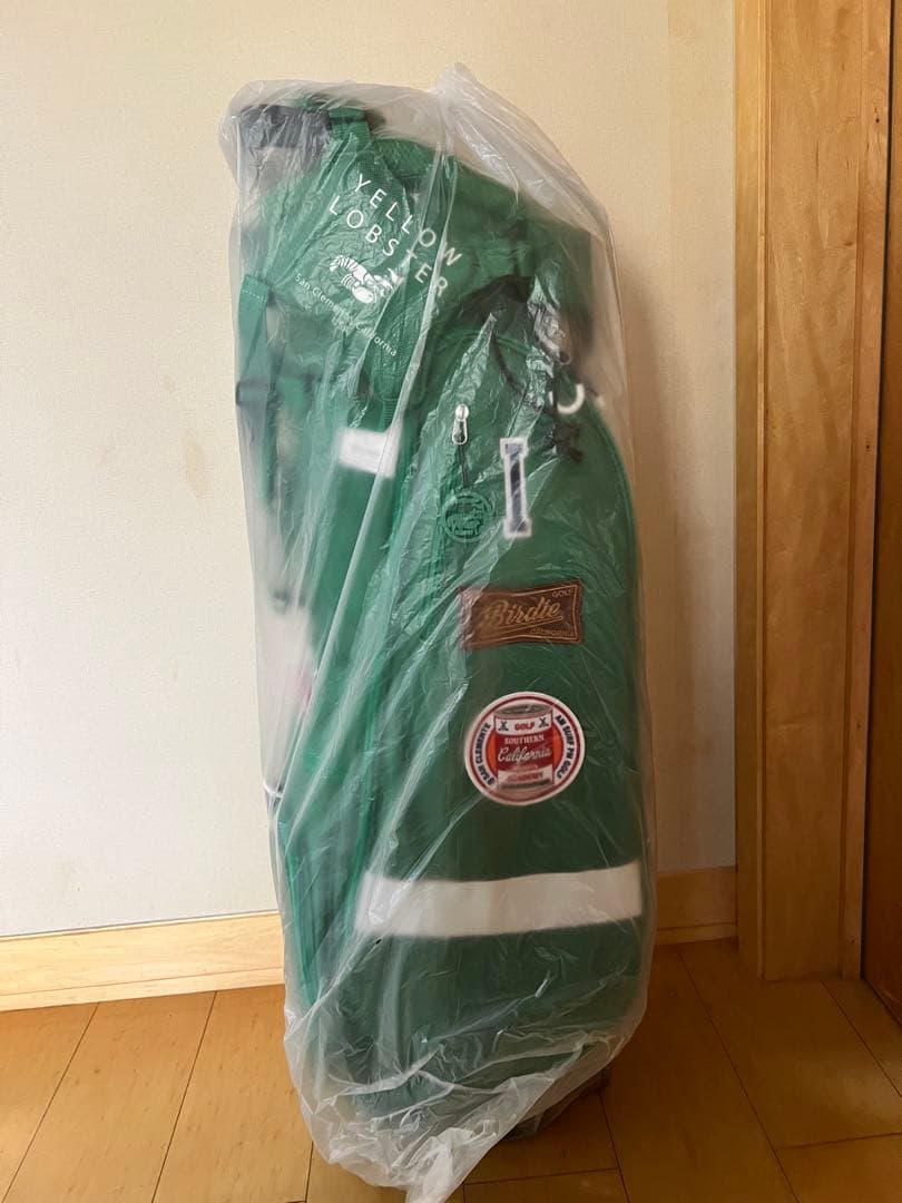 【完売品】【新品未使用】イエローロブスター ゴルフバッグ グリーン