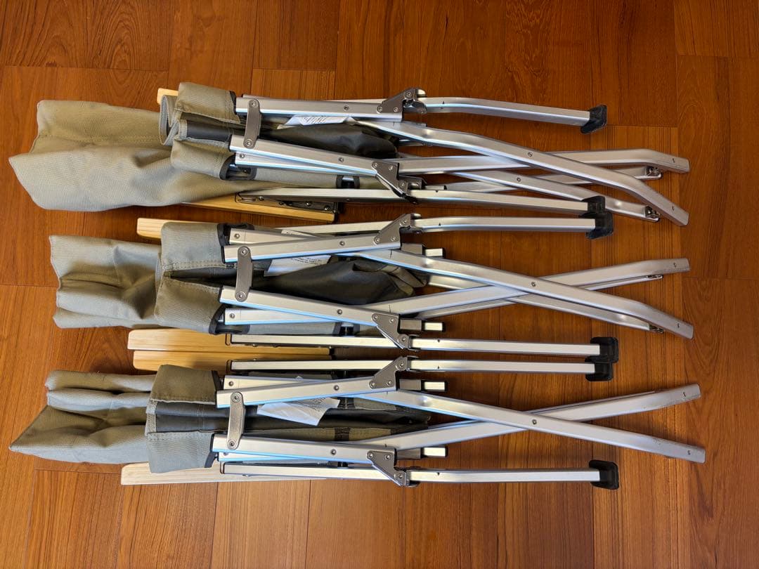 スノーピーク  peak ガーデンローチェア30 カーキ 3脚セット