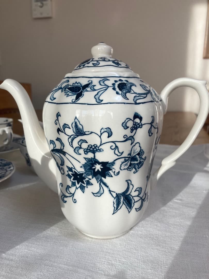 NITTO ニットー　ブルーオニオン　ティーカップ　ポット　セット