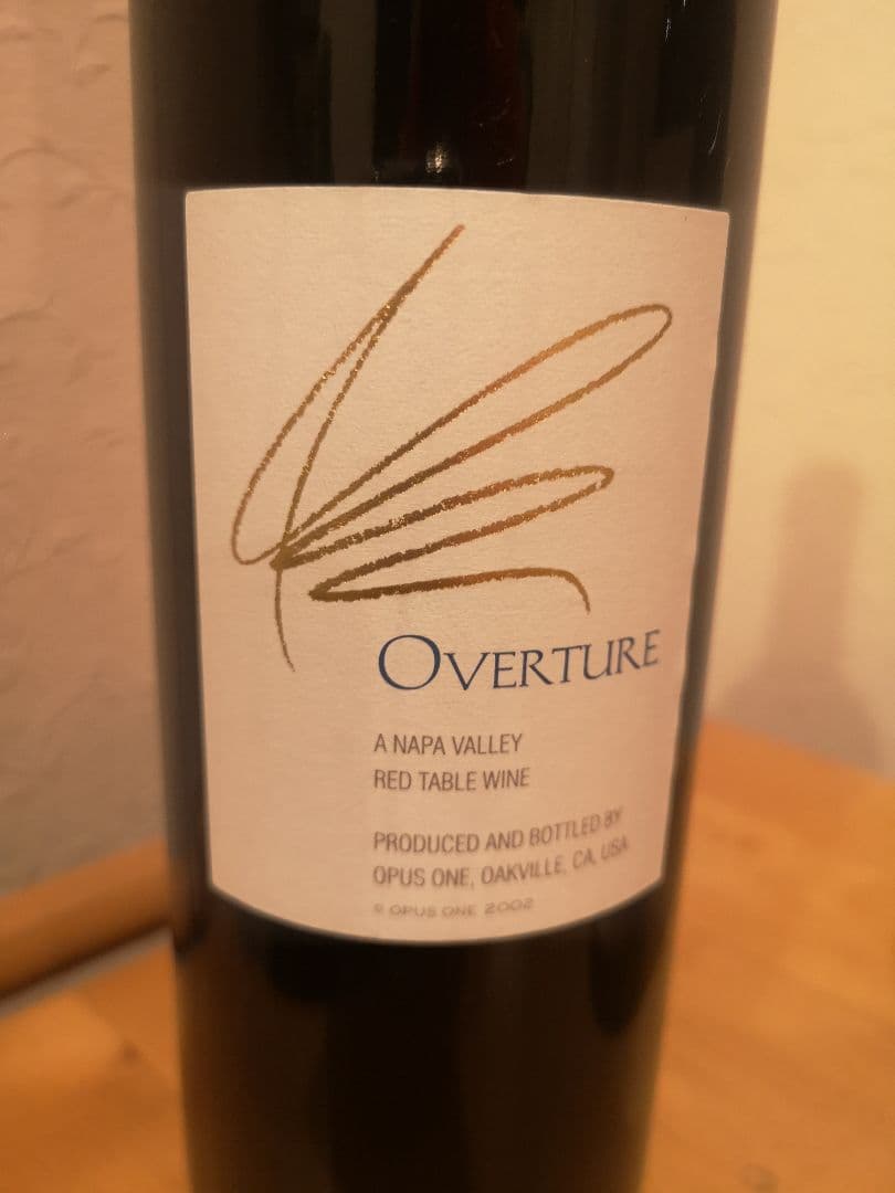 オーパスワン 2012 オーバーチュア ２本セット ( ラベル汚れ、ボトム欠け)