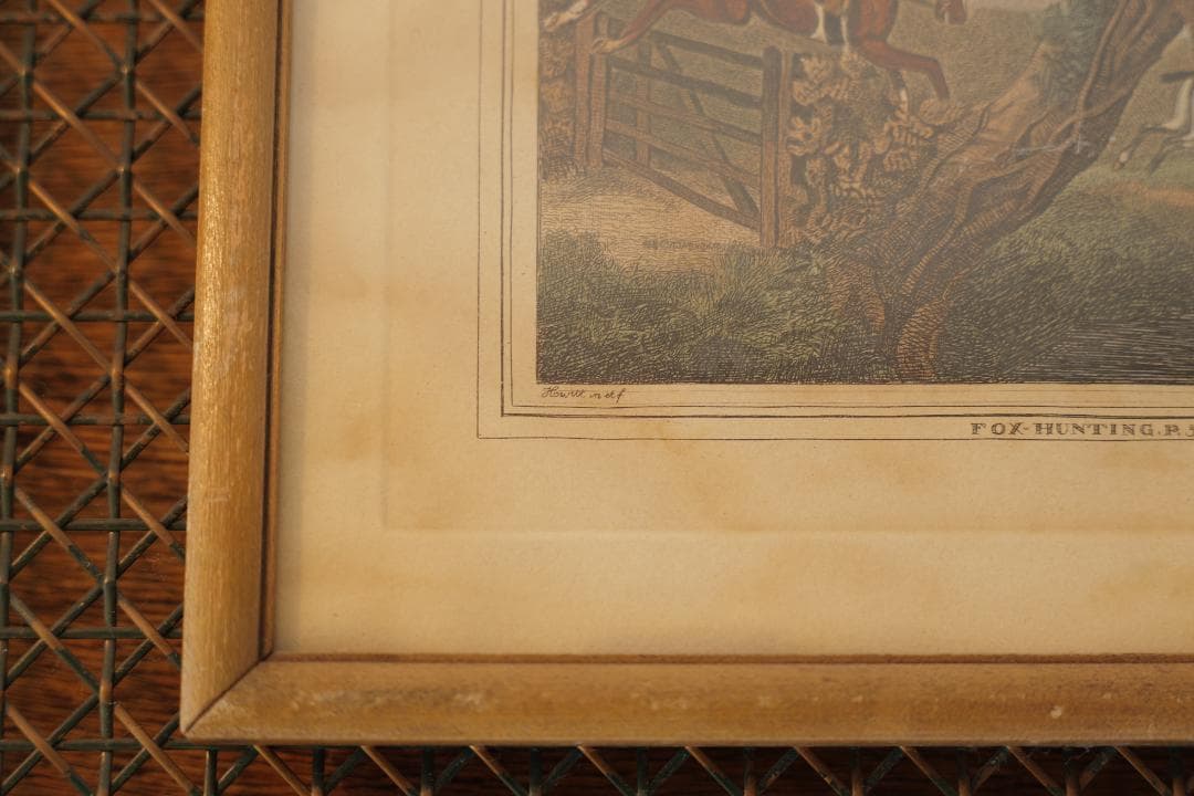 版画 50s / Fox hunting