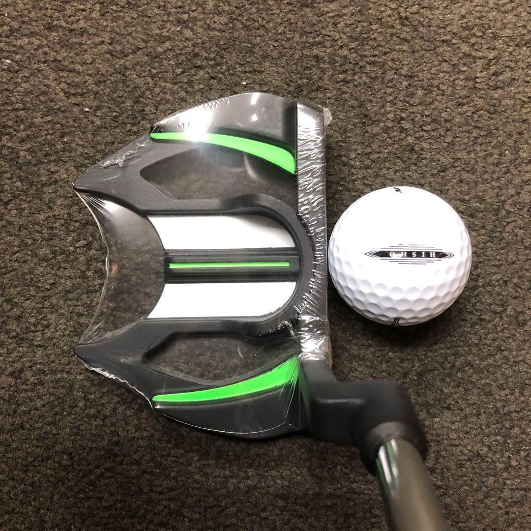 【左 大好評】極太グリップと大型ヘッドの安定感抜群のダイナミクスパター レフティ