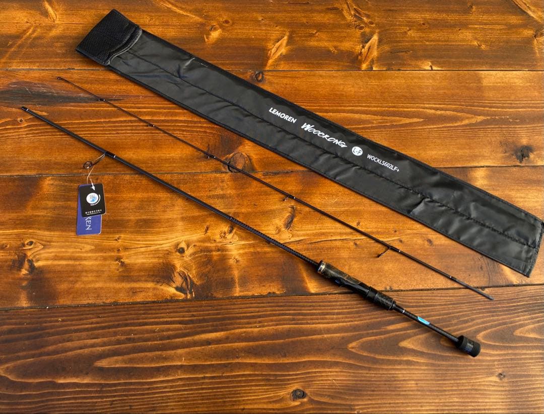 バス釣りセット　超軽量　カーボンロッド　スピニングロッド　S602L バスロッド