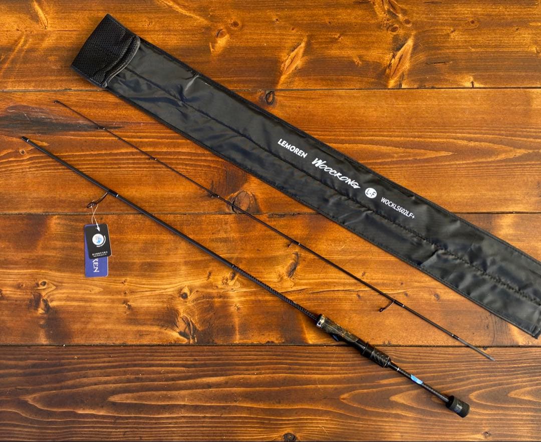 バス釣りセット　超軽量　カーボンロッド　スピニングロッド　S602L バスロッド