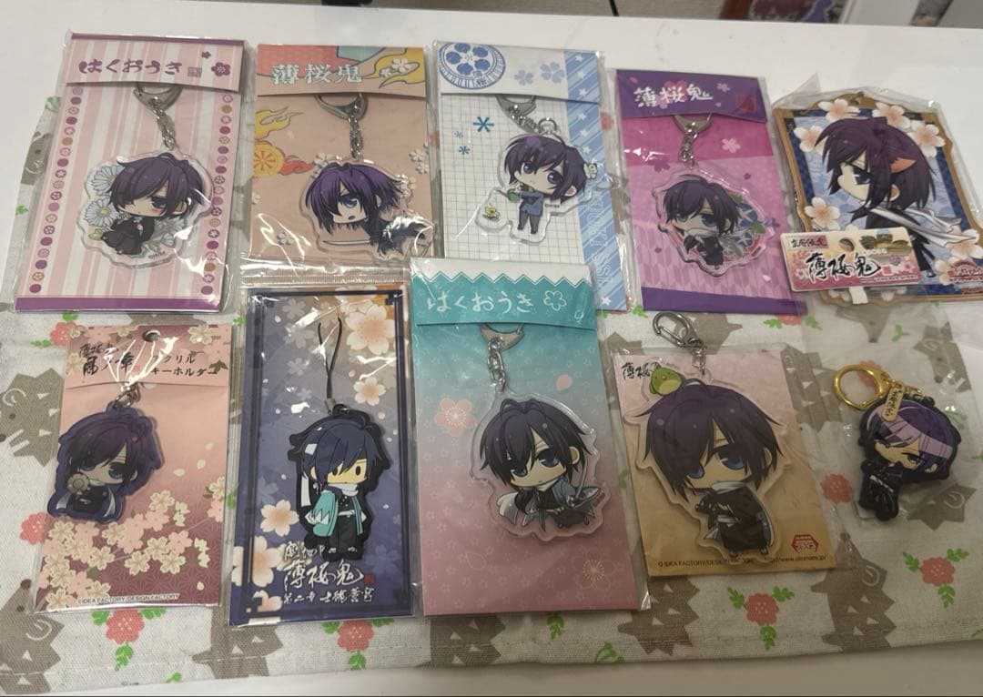 薄桜鬼　斎藤一　アクリルキーホルダーまとめ売り