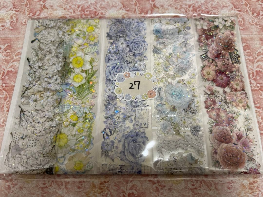 海外 PETテープ マスキングテープ 切り売りセット27