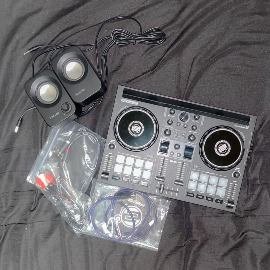 Reloop BUDDY DJコントローラー　スピーカー付
