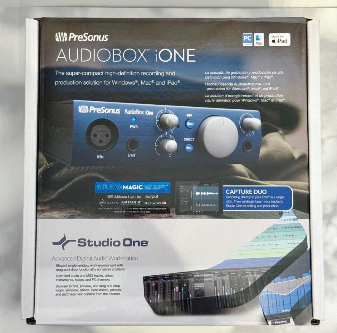 プレソナス PreSonus AUDIOBOX iONE