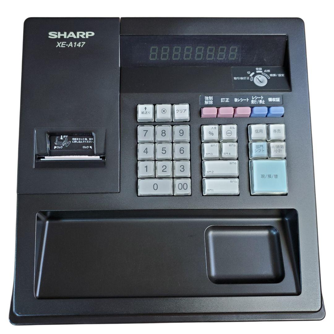 【極美品】SHARP レジスター XE-A147 ブラック