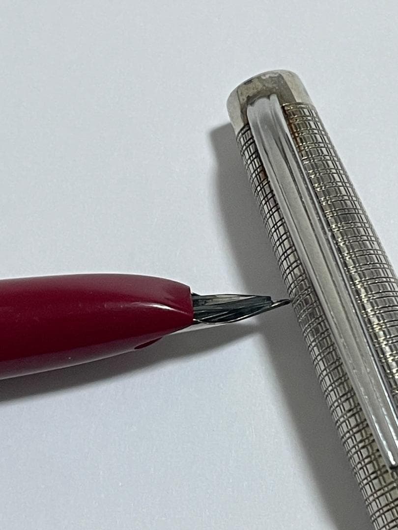 PLATINUM 万年筆 18K STERLINGSILVER vintage