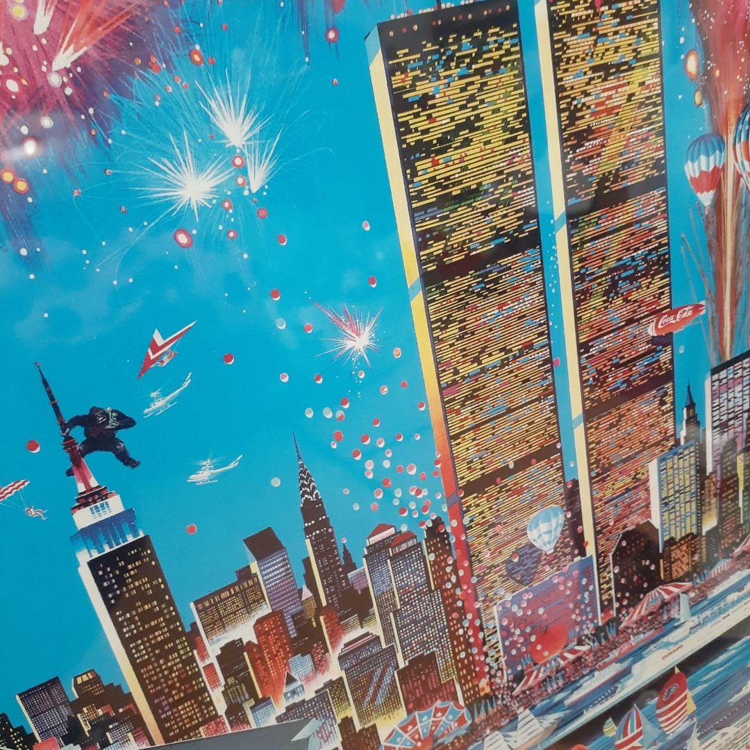 レア‼️　80s ヒロヤマガタ　特大　自由の女神ポスター　モダンアート