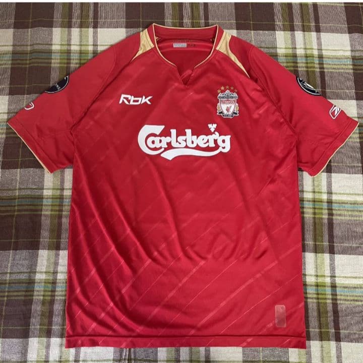 【リバプール 05/06 ホーム スティーブン・ジェラード ユニフォームL】