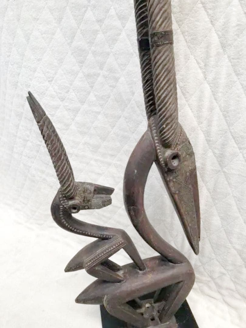 マリ共和国バンバラ族チワラダンスィングヘッドドレス  値引ました。