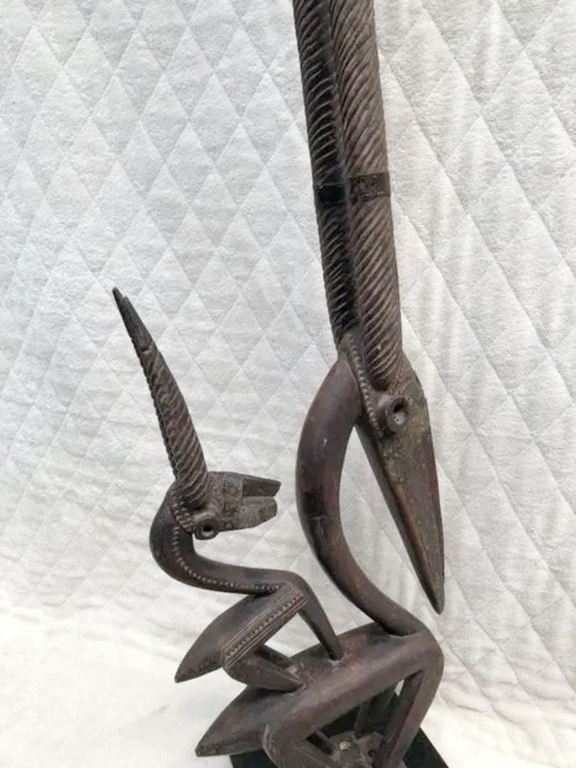 マリ共和国バンバラ族チワラダンスィングヘッドドレス  値引ました。