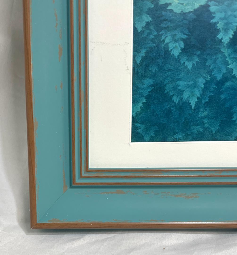 【新品】東山魁夷「緑響く」 ポスター　複製画　日本画　風景画　高級額付