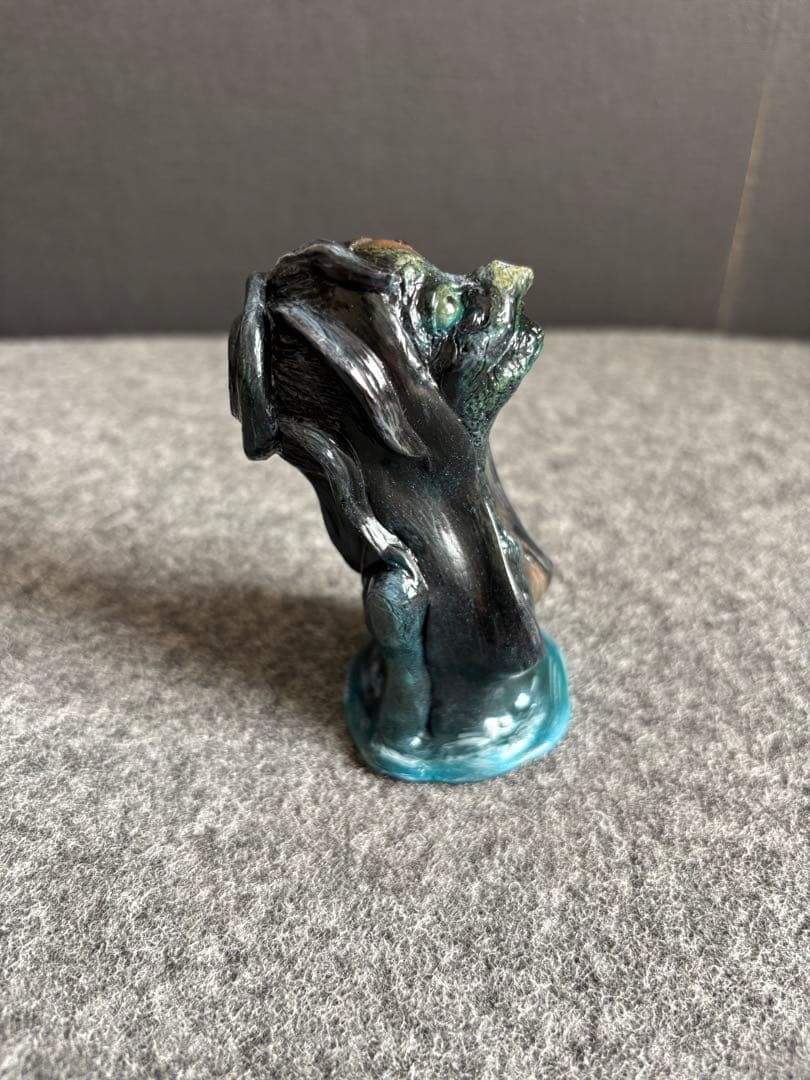 ヒカリトイズ 物ノ怪少女 河童 ノラズヤカスタム ソフビアクアリウム　一点もの？