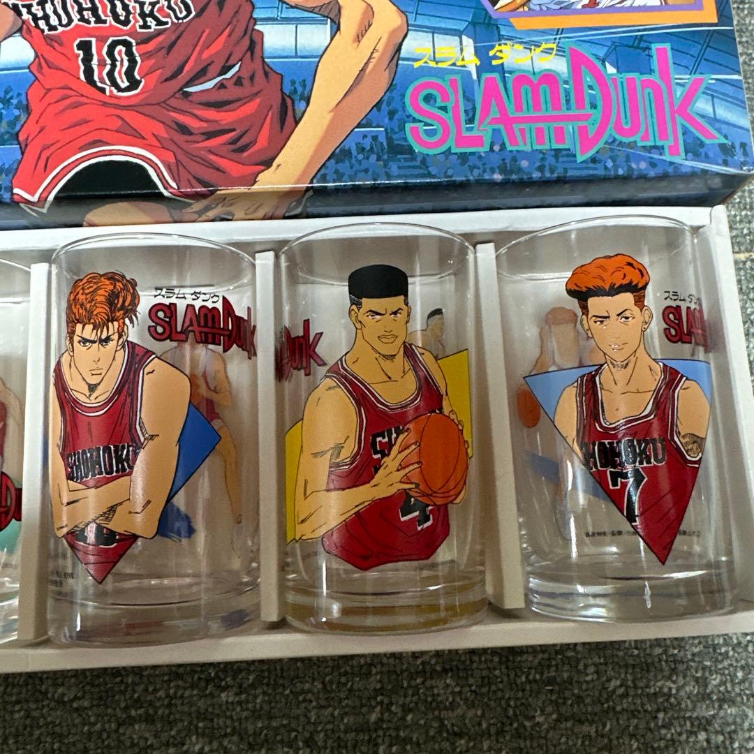 SLAM DUNK キャラクターグラス 5個セット