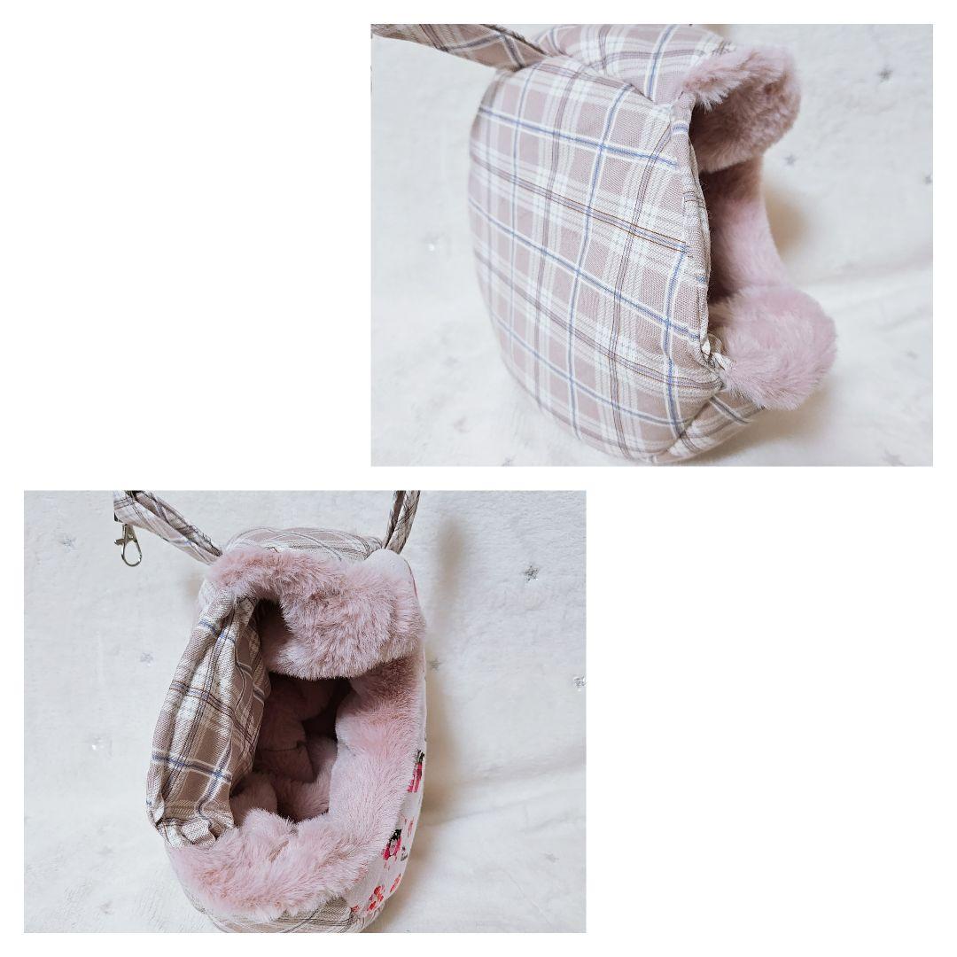 第2回⑤【バレンタインオリジナル生地】＊ころんと日和＊フクロモモンガ＊小動物