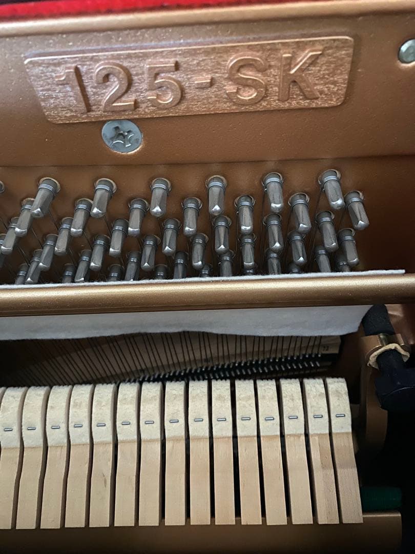 DIAPASON ピアノ 猫脚　ワインレッド　マホガニー