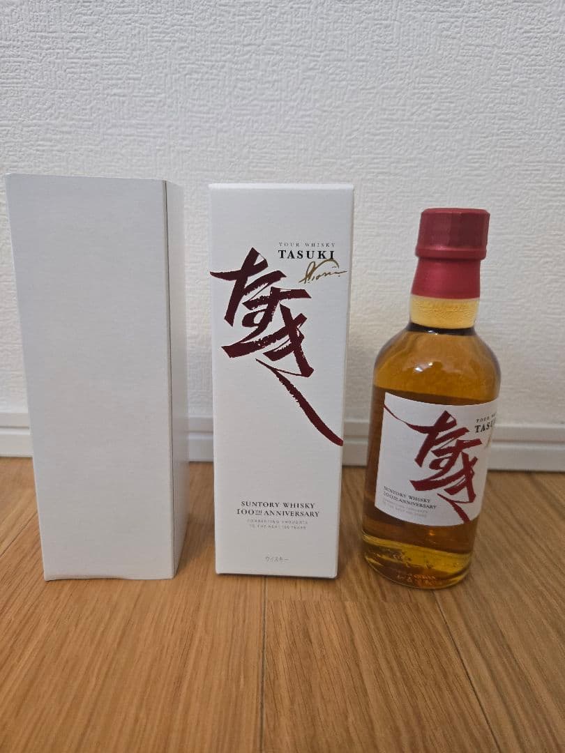 100周年記念TASUKI ウイスキー 180ml 化粧箱付き