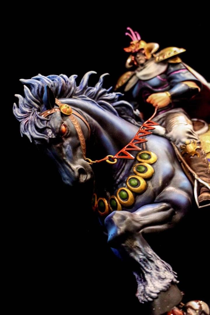 北斗の拳 wf2024w 黒王号&ラオウ レジンキャスト 塗装済み完成品