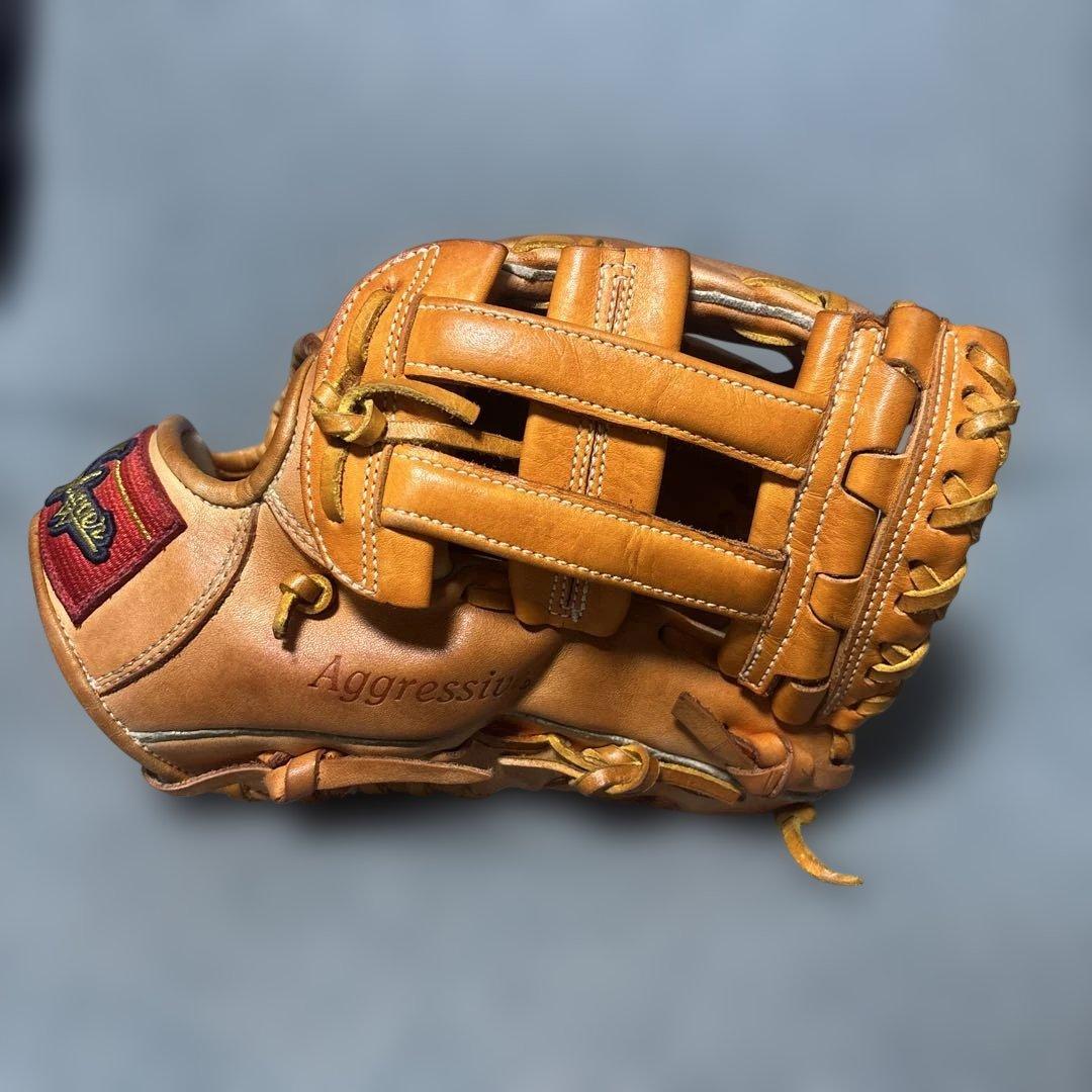 久保田スラッガー　軟式用　グローブ　外野手用　磯貝流型付　KSN-23SE