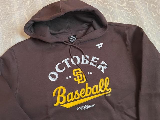 ダルビッシュYuパドレス2025ポストシーズンロッカーROOM選手使用フーディL