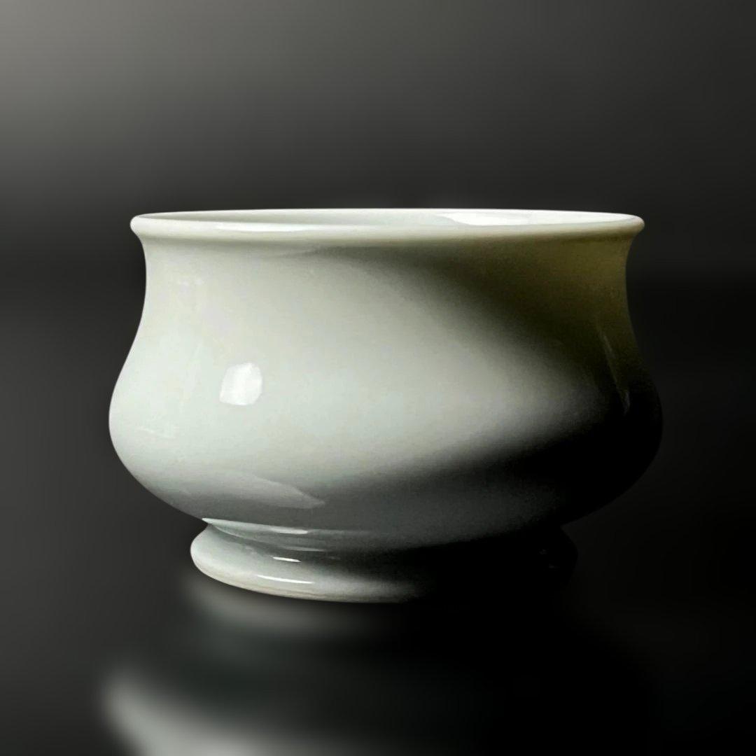 唐物 白磁盃 雍正年製 款 景徳鎮 清朝期 中国美術 古玩 SH36